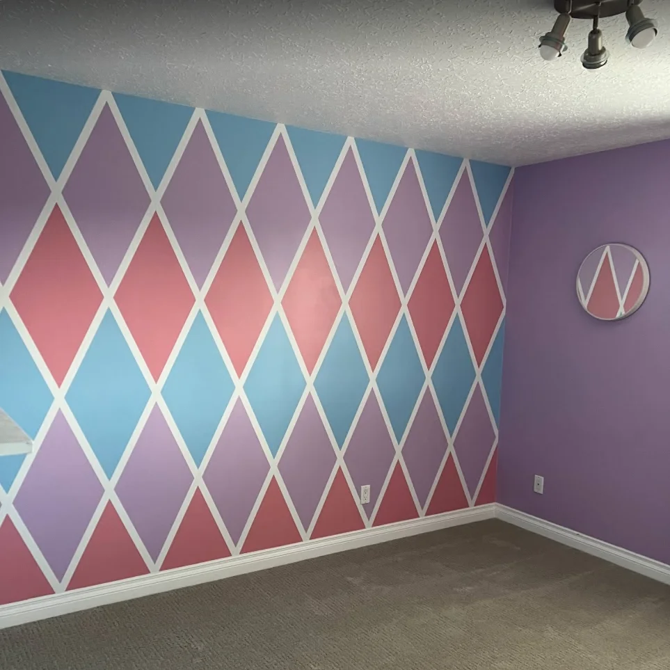 Interior painting process
